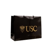 USC Trojans Black Shield Large Gift Bag